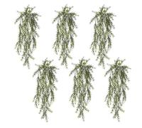 Leaf Artificial Hanging Plants Multipacks Fire Resistant UV Resistant, 6 X 78cm Spider Fern