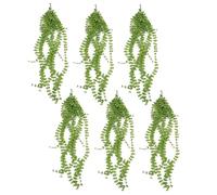 Leaf Artificial Hanging Plants Multipacks Fire Resistant UV Resistant, 6 X 92cm Pearl String