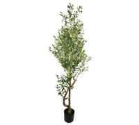 Leaf Artificial Olive Tree Bush Large 5.5Ft Tall Botanik