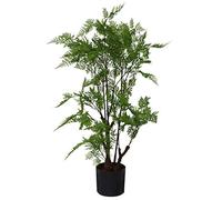 Leaf Artificial Realistic Natural Look Pot, Moss Fern Medium, 90cm