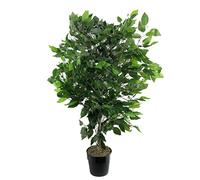 Leaf Design 90cm Artificial Ficus Tree Bush Large Bushy Plant
