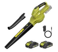 Leaf Blower Cordless 20V Cordless Leaf Blowers with 2 x 20 Ah Battery Electric Leaf blowers for Lawn Care 3 Speed Modeonly 34Lb Lightweight Battery P