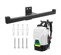 Leaf Blower Hanger - Heavy Duty Wrought Iron Wall Mount | Backpack Leaf Blower Holder for Garage, Garden, Yard, Shed - Tool Storage Hook for Chainsaw, Hedge Trimmer, Garden Tools