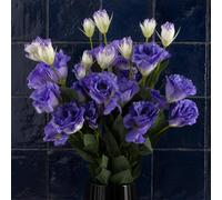 Leaf Botanik 80cm Purple Artificial Flower Stems Pack of 6 Leaf Purple