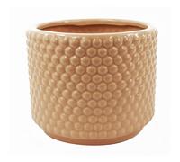 Leaf Ceramic Indoor Cachepot Planters, 12.5cm Dusty Pink