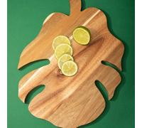 Mimo Leaf Chopping and Serving Board - Brown