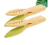 Leaf Cleaning Tongs - Plant Leaf Cleaning Brush, Safely Removes Dust from Plant Leaves, Home Garden Tools (2pcs)