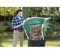 Leaf Collector and Lawn Garden Bag (Pop Up) Multipurpose Garden Tool, Trash, Waste Collection Bucket | Foldable Dustpan, Reusable Leaf Shaped, Heavy-Duty Tote
