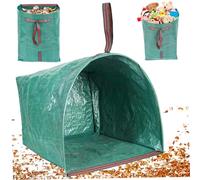 Leaf Collector Bag with Handle 23x22x17in 150L Sturdy Shovel Shape Leaf Collector Reusable PP Lawn Garden Waste Bags Lawn Bags Heavy Duty