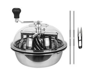 Leaf Cutter Machine for Hydroponics - Sharp Stainless Steel Blades for Wet & Dry Cutting - Twisted Spin Cut for Plants, Leaves, Buds, and Flowers - 13-Inch