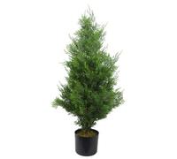 Leaf Cypress Topiary Tree Artificial 90Cm Plant