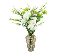 Leaf Design Artificial Flower Display with Vase