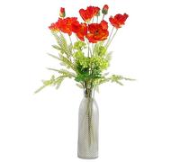 Leaf Design Artificial Flower Display with Vase