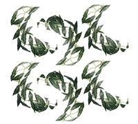 6 x 110cm Artificial Hanging Trailing Dark Green Leaf Plant Leaf Green One Size