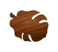Leaf Design Chopping Board, Natural Wood Chopping Board For Kitchen Counter Top, Wood Chopping Board