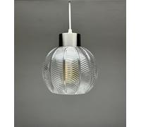 Leaf Design Glass Ceiling Pendant in Green, Smokey or Clear Options Ceiling Light Pendant Non Electric. Stunning Hanging Pendant Designs for The Home (Clear)