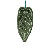 Leaf Design Hand Towel, Reusable Kitchen Rags, Absorbent Dish Cloths, Effortless Access Design, Stubborn Stain Removal, 30cm, For Bathroom Pans Countertop Stove Counter Pots Appliance