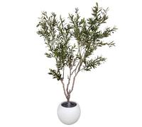 Leaf Design UK Artificial Decorative Planter, 200cm XL Olive Tree, 200 cm