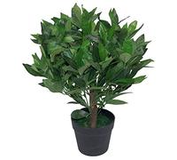 Leaf Design UK Artificial Realistic Bay Laurel Topiary Ball Tree,Green,50cm