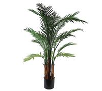 Leaf Design UK Artificial Yukka Tropical House Plant, 125cm UV Raphis Palm