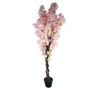 Leaf Design UK Realistic Artificial Blossom Tree, Pink, 150cm