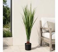 Leaf Design UK Realistic Artificial Grass Plant with Pot