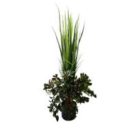 Leaf Design UK Realistic Artificial Grass Plant with Pot