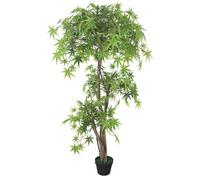 Leaf Design UK Realistic Extra Large Artificial Foliage Plant/Tree with Pot, Wood, Japanese Maple, 150cm