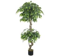 Artificial Twisted Ficus Tree - Green