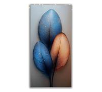 Leaf Diamond Painting Simple Diamond Art Kits Adults, 5D DIY Large Full Drill Rhinestone Crystal Gem Art Cross Stitch Kits for Adults for Beginner Home Wall Decor, Gifts for Women 50x100cm P1-589