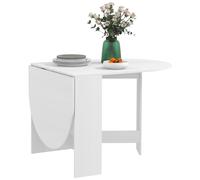 Leaf Dining Table Oval Drop Extendable Wooden Kitchen Seats Up to 6