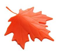 Leaf Door Wedge, Door Stoppers Wedge Finger Protector Leaf Style Door Wedge Silicone Door Stopper Child Safety Door Wedge Novelty for Home Garden Office-Orange