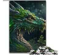 Leaf Dragon 1000 Pieces Puzzle Gifts cardboard Jigsaw Puzzles for Mother'S Day, Birthdays, Christmas size 38x26cm