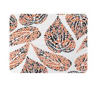 Leaf Droplets Blanket Benjamin Tate Design Natural 120cm x 150cm