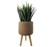 Leaf Extra Large Cachepot Planters, Wood, 53cm Woven Fibreglass Composite