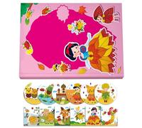 Leaf Fall Crafts, 3D Educational Interactive Toy, Autumn DIY Craft Activity Set, Creative Learning Play Kit, for Classroom Kindergarten Preschool Home Park Leisure Family Time Outdoor Indoor