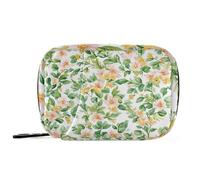 Leaf Flower Green Vitamins Bags with Detachable Compartments Convenient Travel Pill case