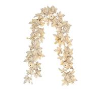 Leaf Garland,Maple Leaf Autumn Garland - Artificial Autumn Decoration for Table Centerpiece Wall Home Thanksgiving Party