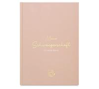 Leaf & Gold Meine Schwangerschaft: Ich werde Mama (antikrosa) (Hardback)