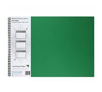 Leaf Graph A3 Weekly Planner, Week-to-View Wirebound Appointment Book, 60 Pages, White Paper, Desktop Academic Agenda and Daily Organizer