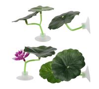Leaf Hammock Betta Fish 4 Pieces Realistic with Suction Cup Decoration