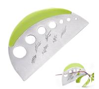 Leaf Herb Stripper, Leaf Stripper Tool, Kitchen Leaf Strip Tool, 2 in 1 Stainless Steel Kitchen Cutter - Plant Spikes Trimming Gadgets Garden Shears for Lawn Care