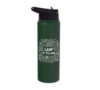 Leaf It to Me Leaf Peeper Autumn Foliage Maple Fall Stainless Steel Insulated Water Bottle