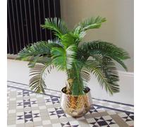 Large Artificial Palm Tree 60Cm Cycas Realistic Plant Leaf Design UK Botanik