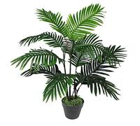 Leaf Large Artificial Palm Tree, Green, 90cm