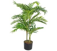 Leaf Large Artificial Palm Tree, Mixed Materials, Green, 80cm