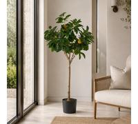 Leaf Large Lemon Tree Artificial 120Cm Premium Plant