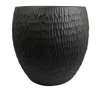 Leaf Large Plant Pots, 43cm Inoke Grey Planter
