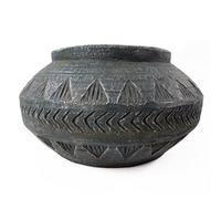 Leaf Large Planters Plant Pots Large Grey Gliese Triangle Planter 21Cm X 40Cm Botanik