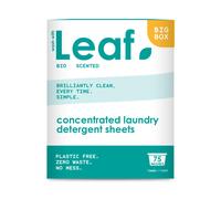 Leaf Laundry Sheets x75 Ultra Concentrated Bio Washing Detergent - Simple Detergent, Swaps Pods, Liquid, Powder, Capsules ? Travel Wash, Pack Of 1